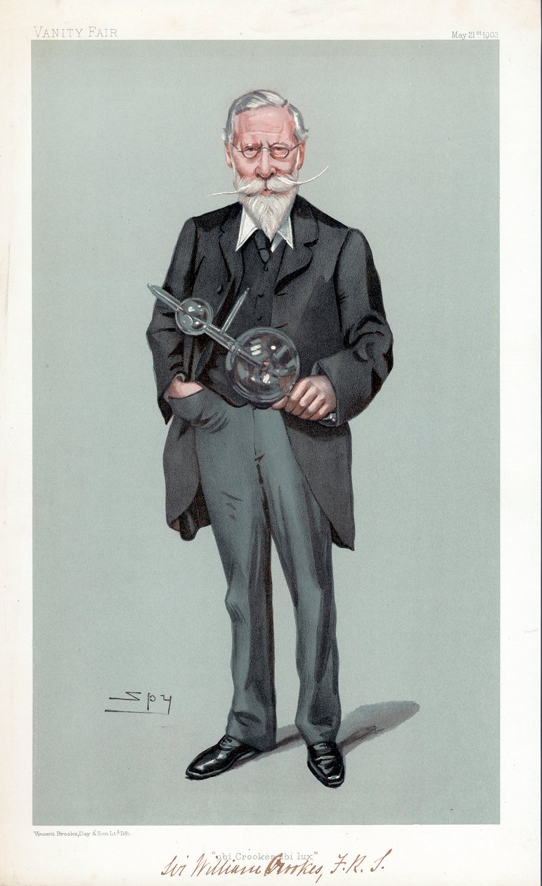 William Crookes, brittisk fysiker och kemist, 1903 av Leslie Matthew Ward