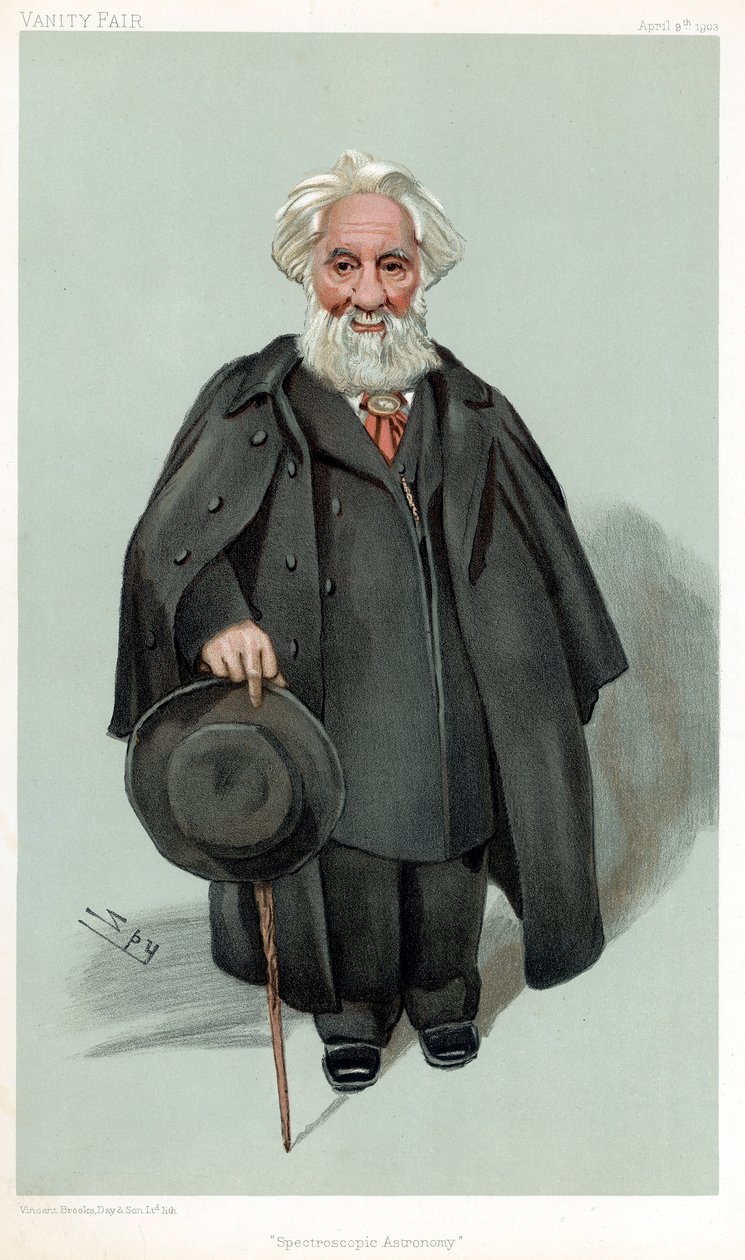 William Huggins, brittisk astronom och spektroskopist, 1903 av Leslie Matthew Ward