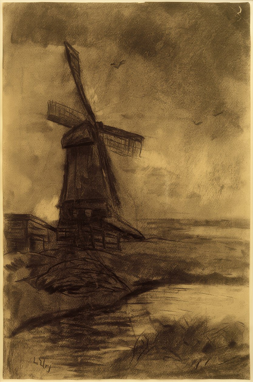 Väderkvarn av Lesser Ury