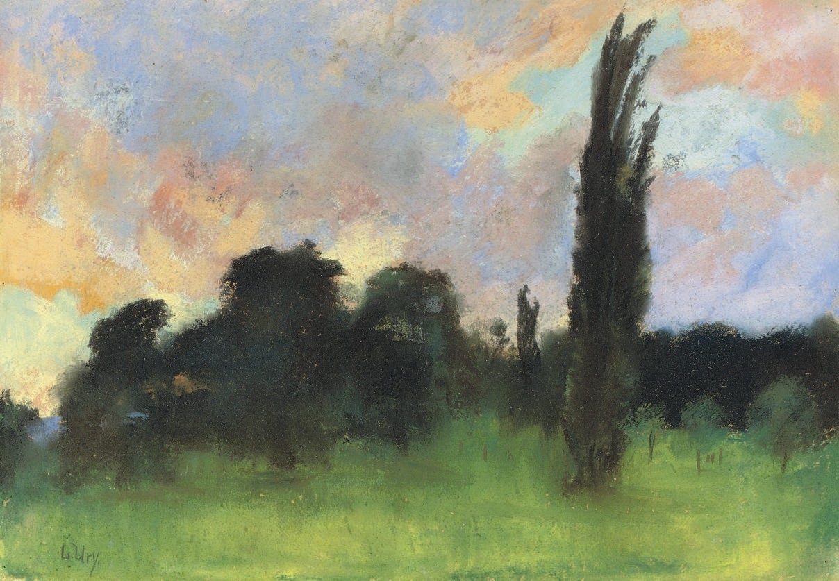 Wolkenstudie av Lesser Ury