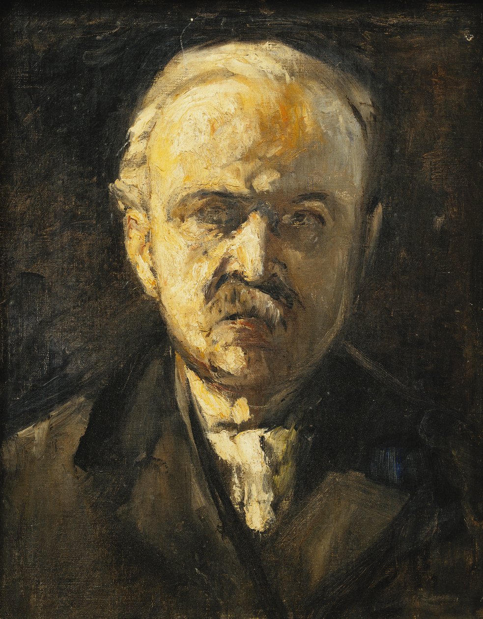 självporträtt; Självporträtt, ca. 1924 av Lesser Ury