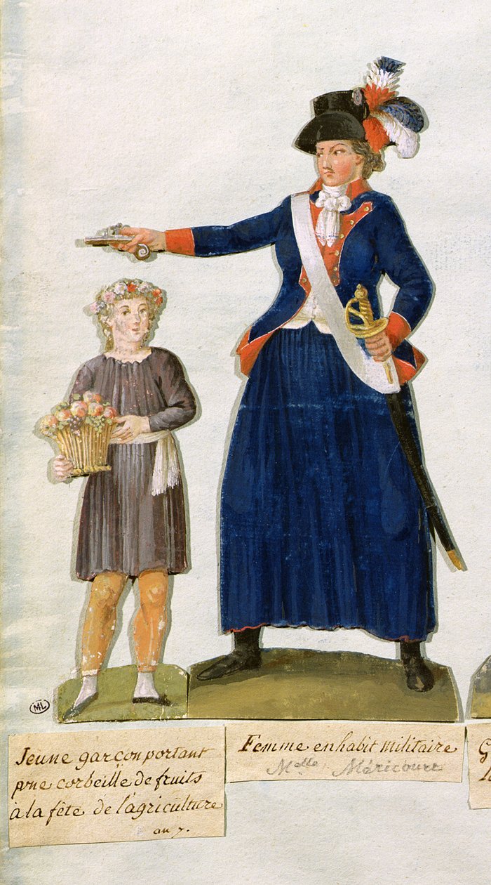 Theroigne de Mericourt (1762-1817) (uppgift om 247710) av Lesueur Brothers