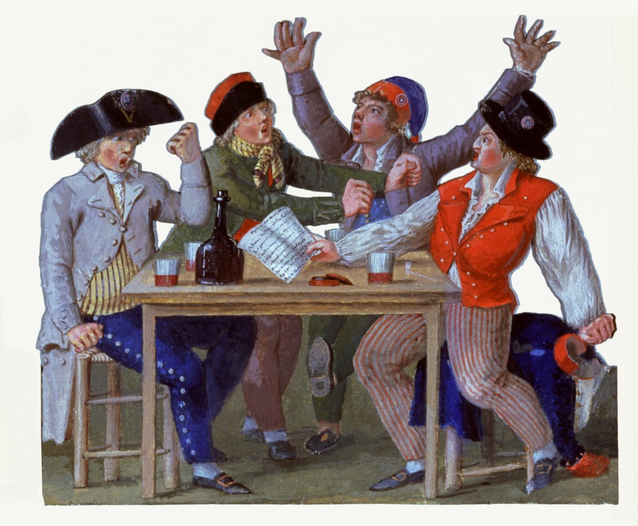 Marseillaise. 1700-tal (gouache) av Lesueur Brothers