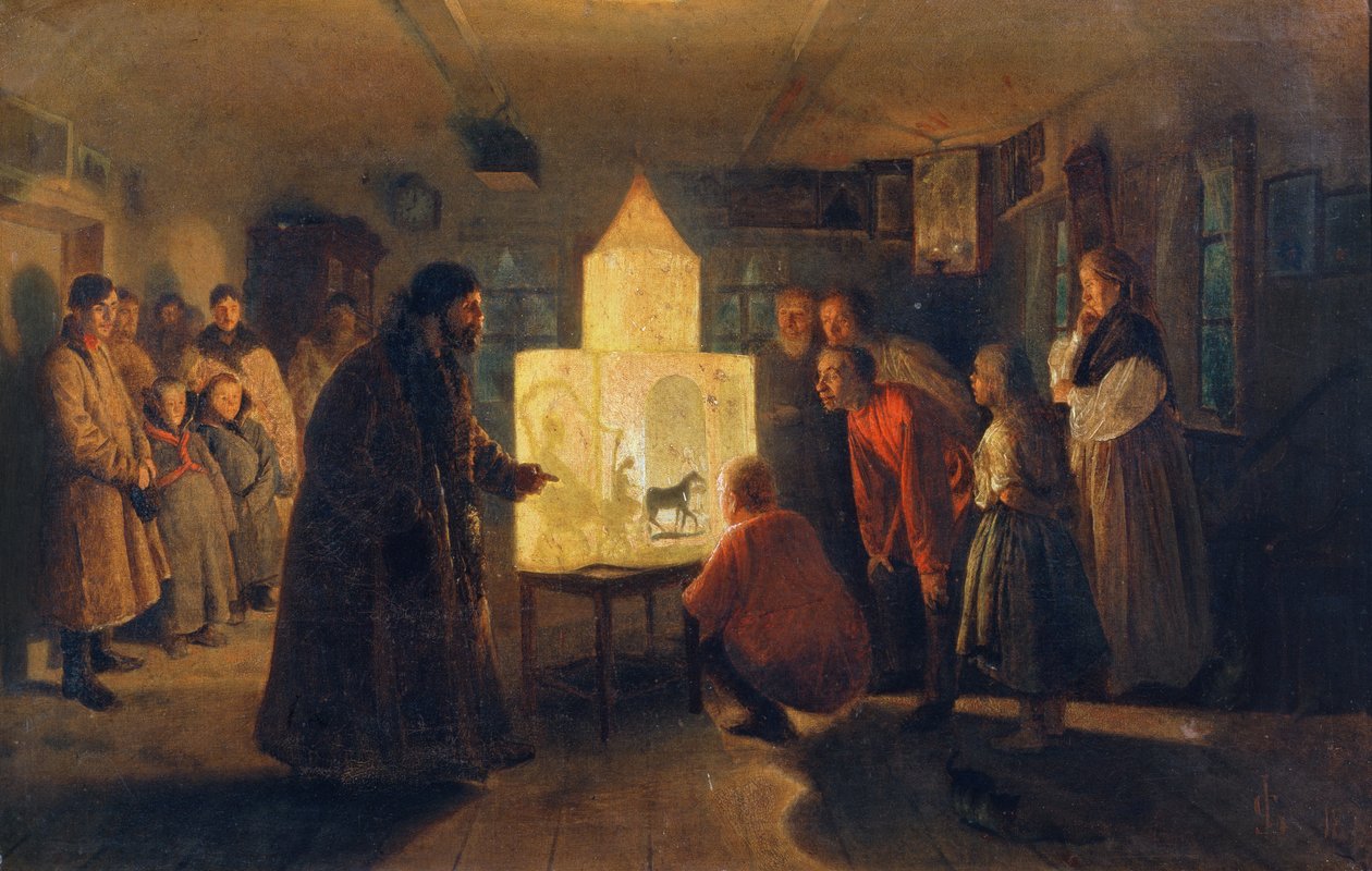 Den magiska lyktan, 1876 av Lev Grigoryevich Solovyev