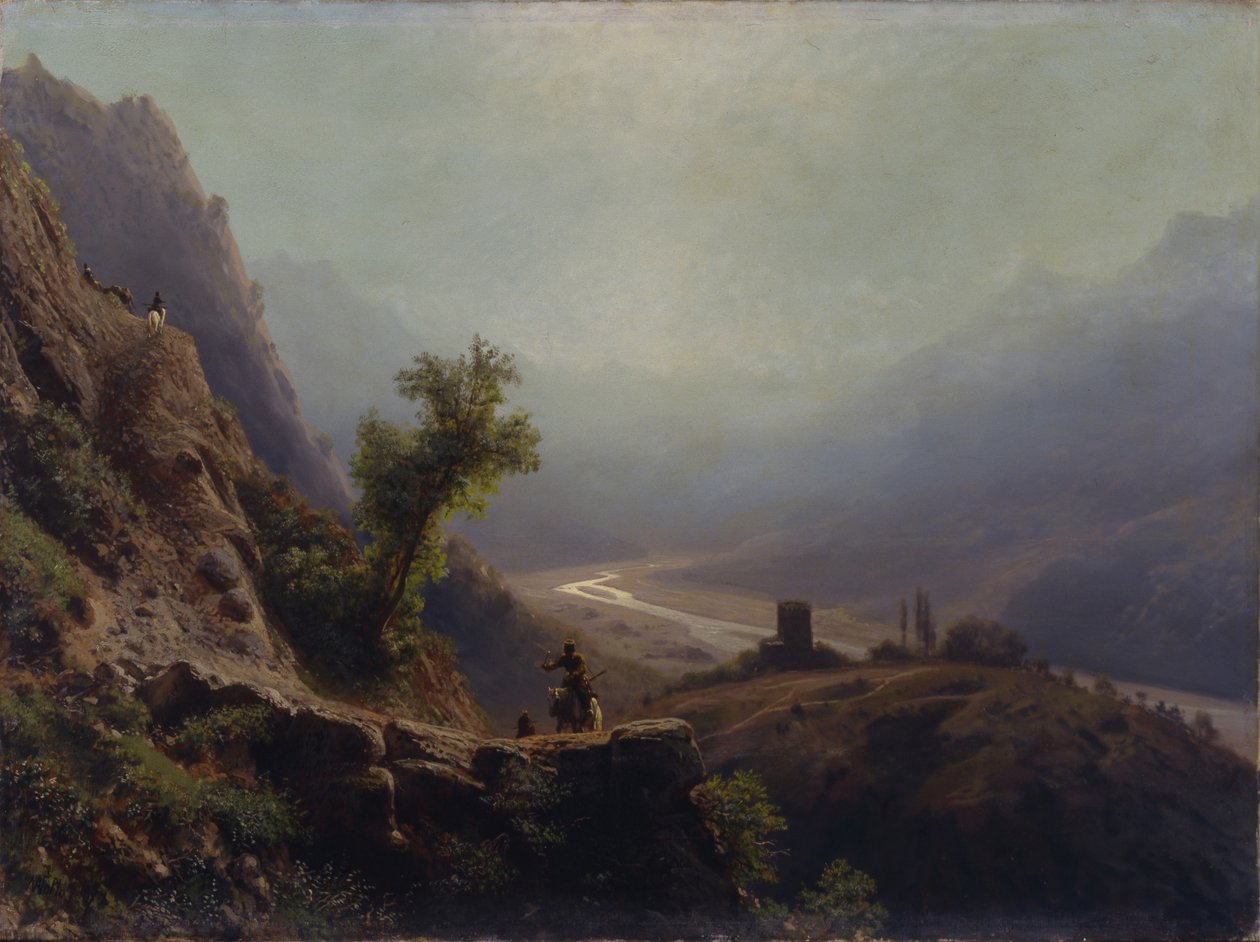 I Kaukasusbergen, 1879 av Lev Felixovich Lagorio
