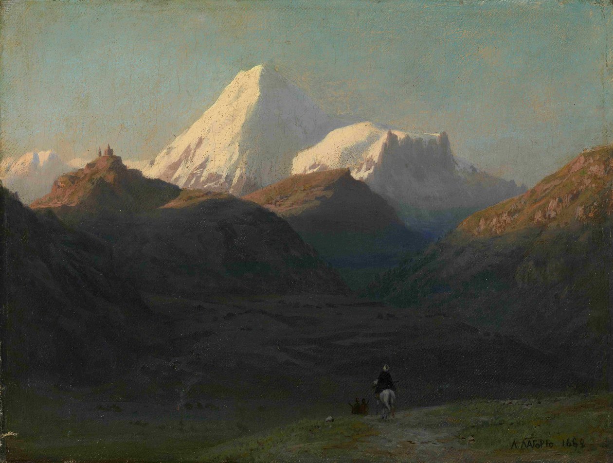 Bergslandskap, 1868 av Lev Felixovich Lagorio