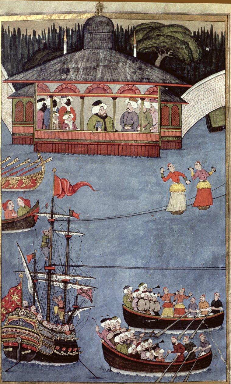 TSM A.3593 Nautical Festival före Sultan Ahmed III (1673-1736) från 