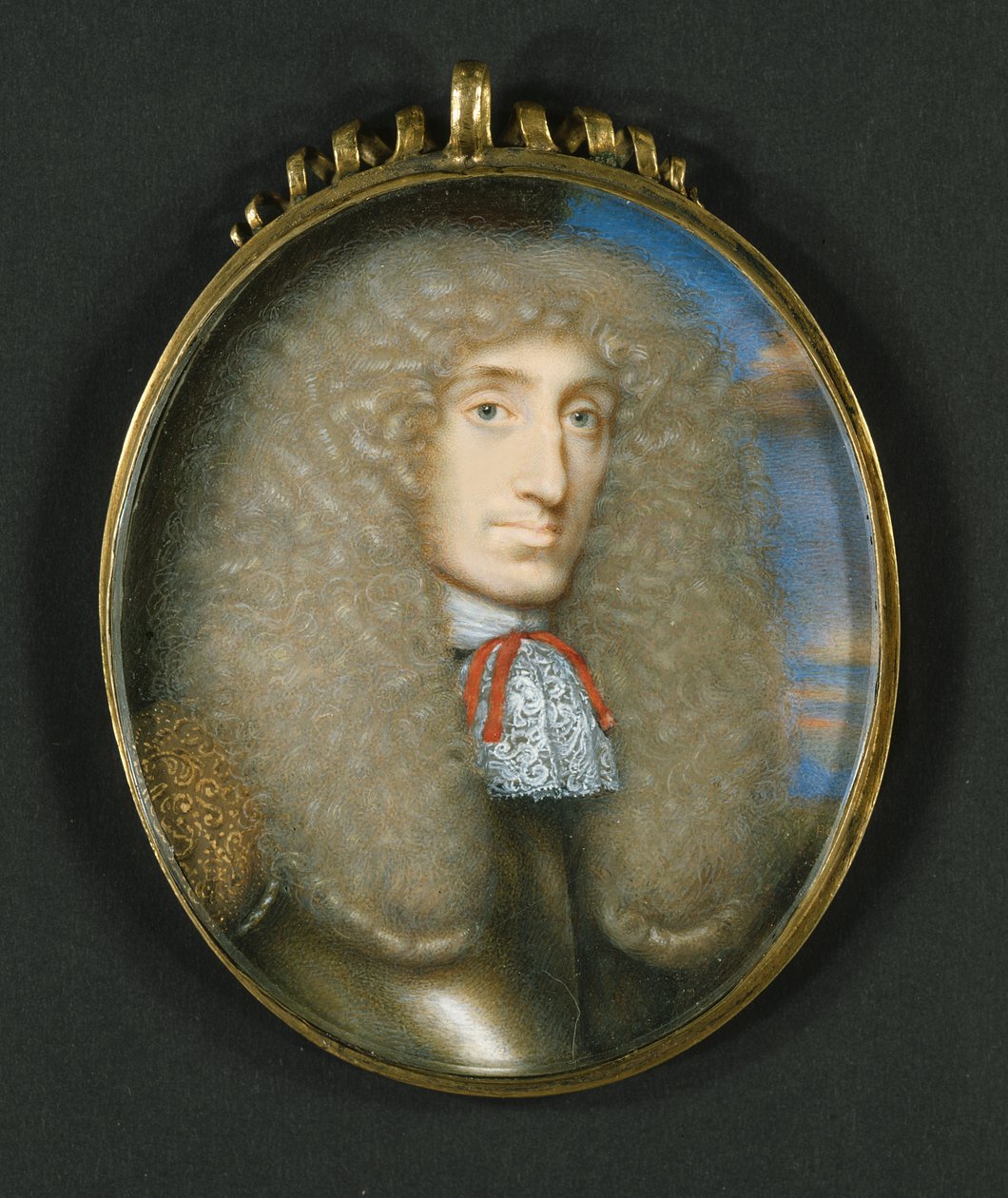 Miniatyr av Robert Kerr, 4:e earlen av Lothian, 1667 av Lewis Cross