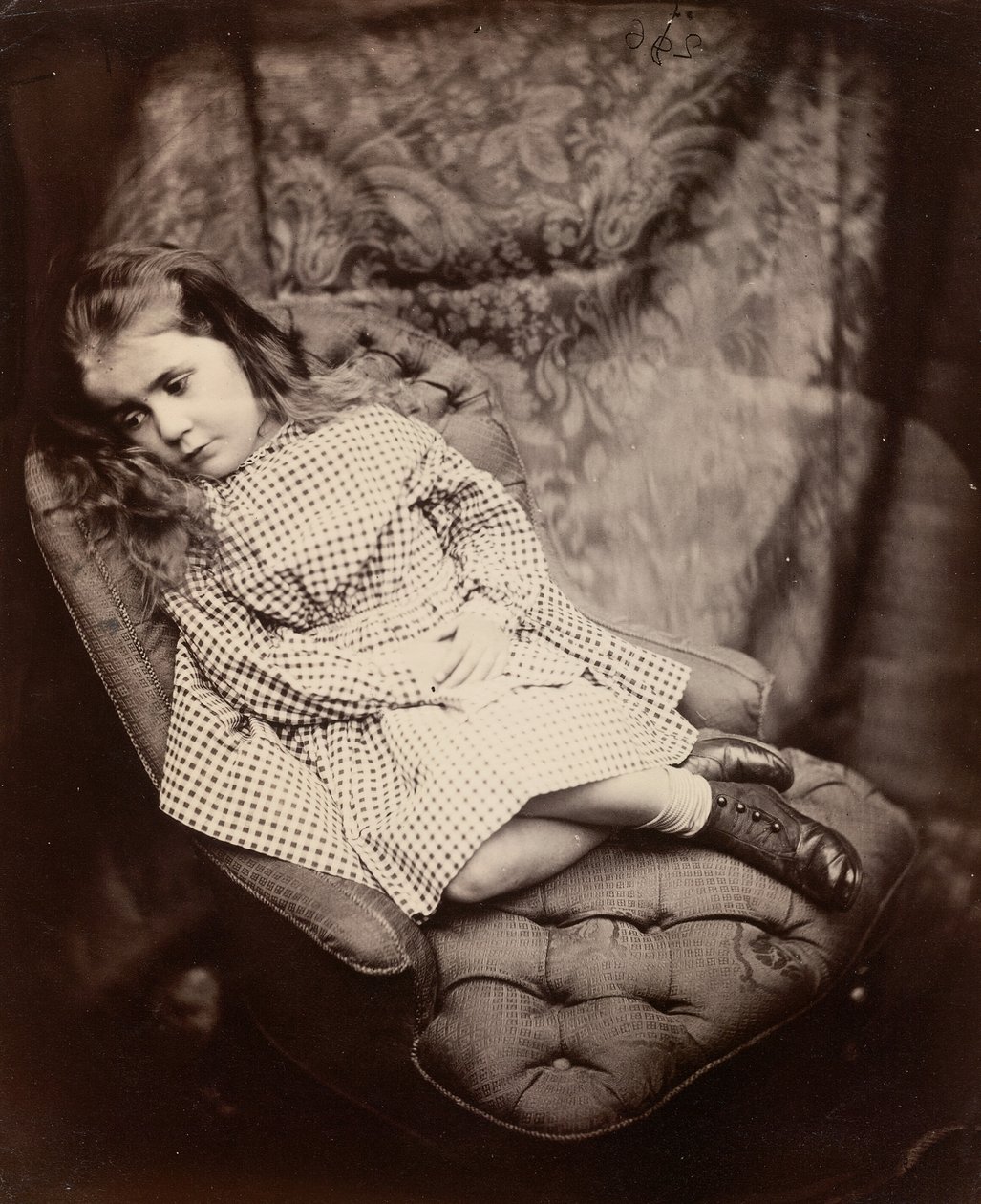Margaret Frances Langton Clarke, 1864, tryckt ca. 1866. av Lewis Carroll