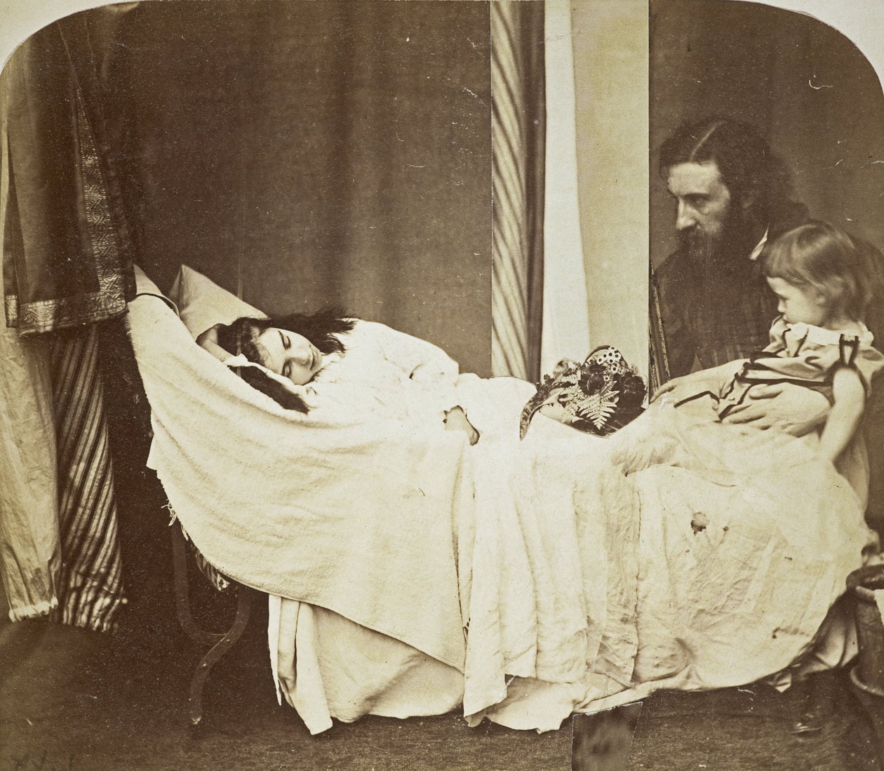 Mary J. MacDonald drömmer om sin far [George MacDonald] och bror Ronald av Lewis Carroll Rev. Charles Lutwidge Dodgson