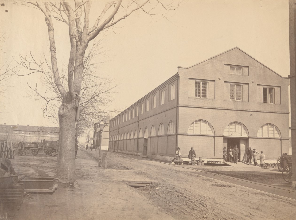 Verkstäder vid Washington Arsenal,1858-1859 (foto) av Lewis Emory Walker
