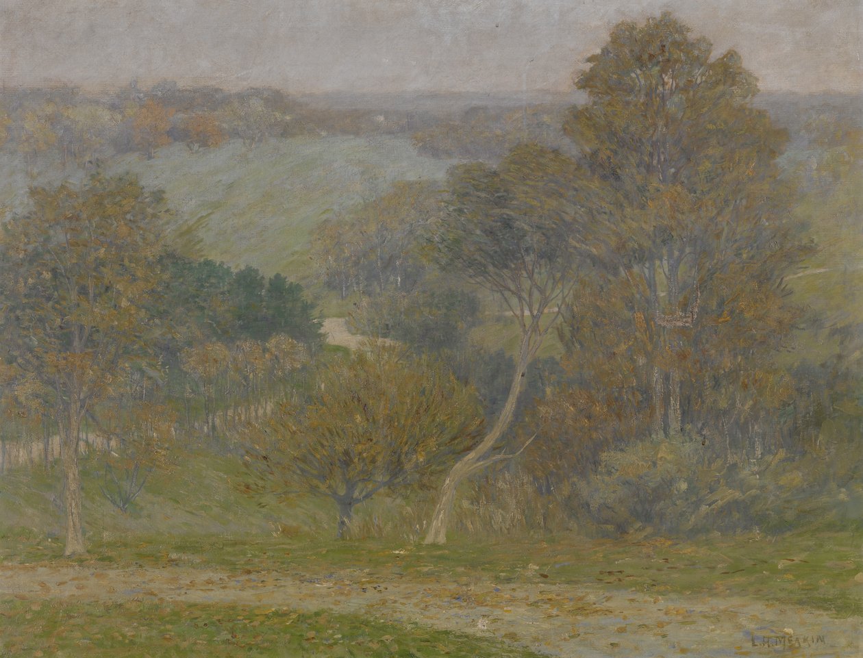 Hill and Hollow, ca 1896 (olja på duk) av Lewis Henry Meakin