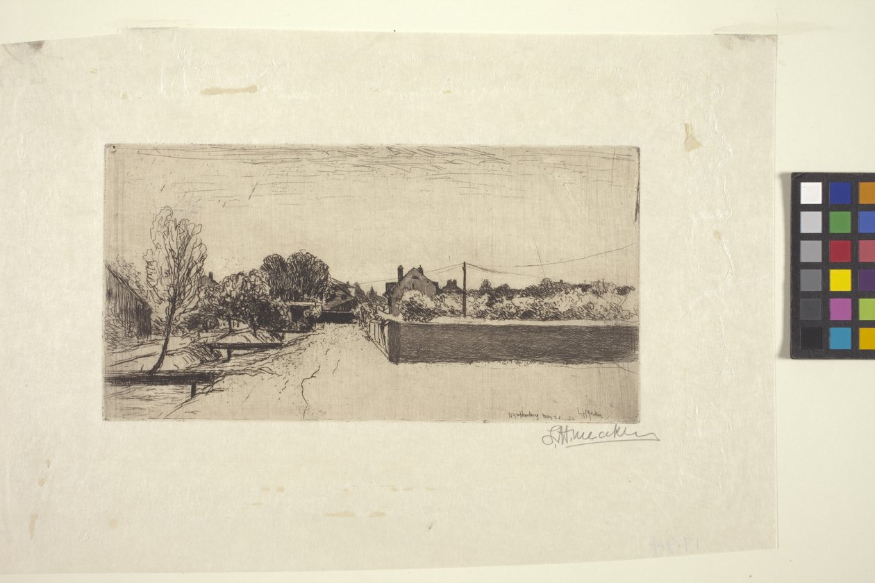 Nymphenberg (etsning) av Lewis Henry Meakin