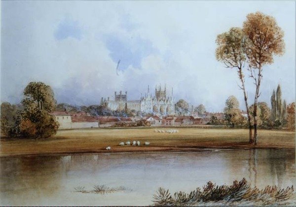 Katedralen i Peterborough av Lewis Henry Shepherd