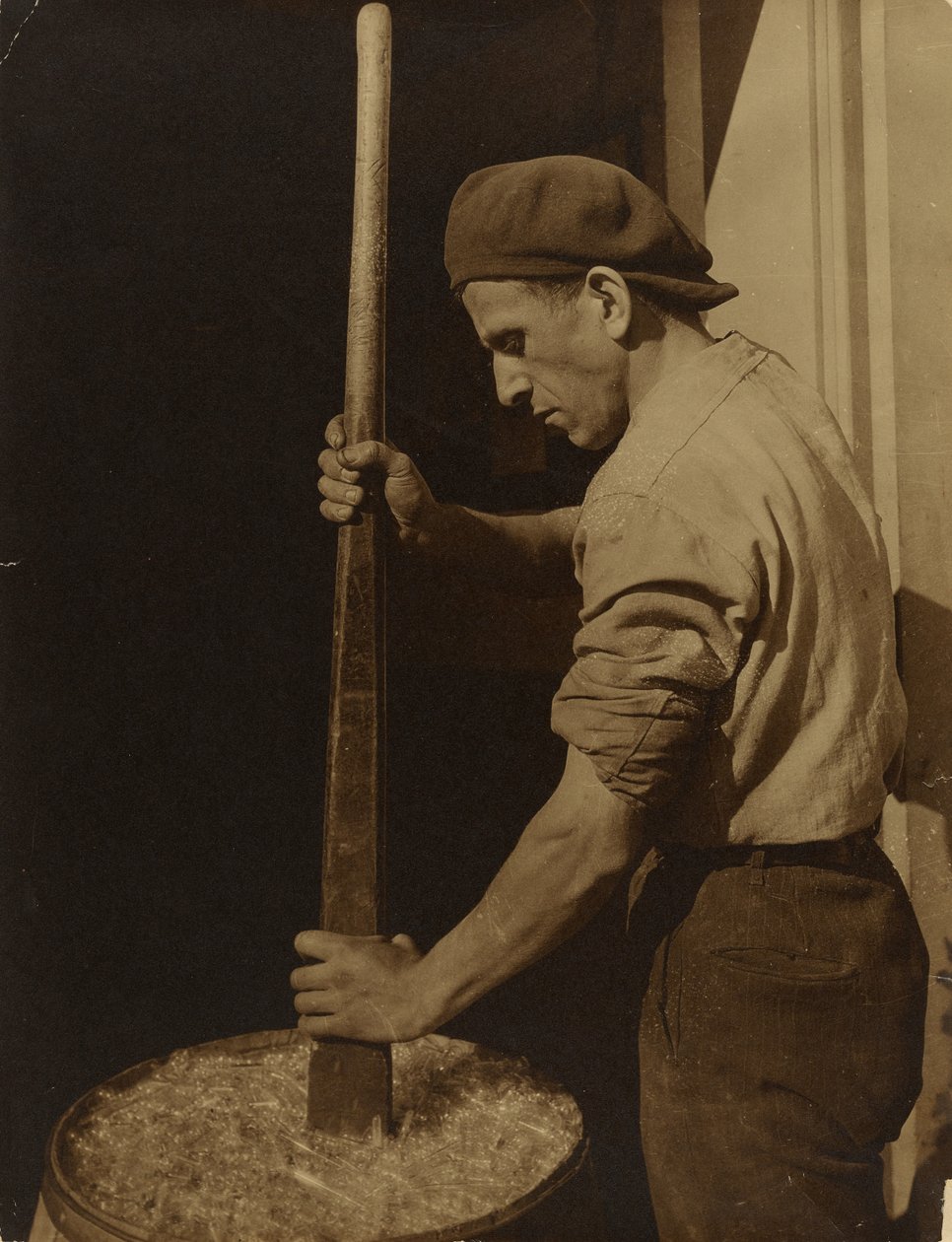 Fabriksarbetare av Lewis W. Hine