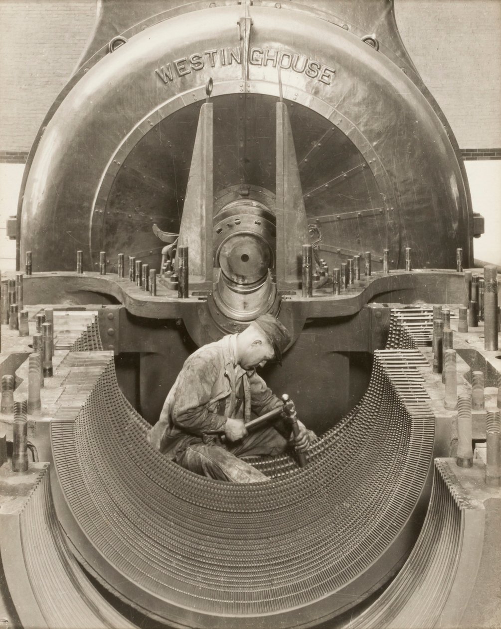 Turbinens hjärta av Lewis W. Hine