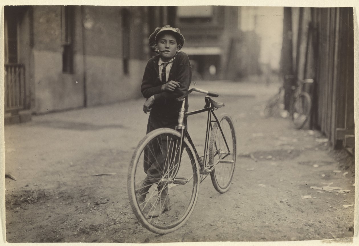 [Budbärare för Mackay Telegraph Company, Waco, Texas] av Lewis W. Hine