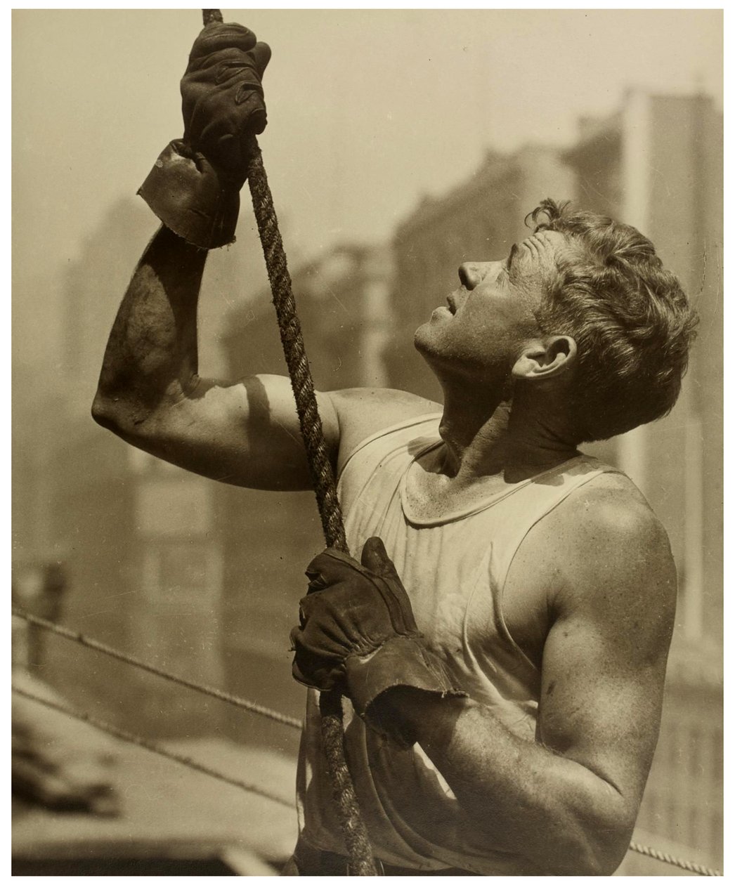 Byggnadsarbetare Empire State Building, ca 1930 av Lewis Wickes Hine