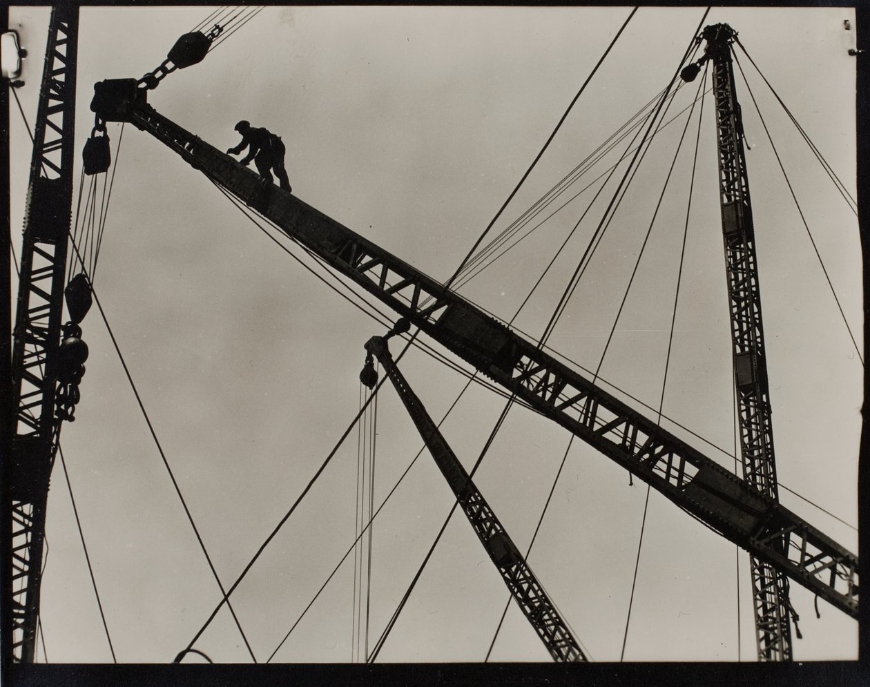 Borrhålsarbetare på Empire State Building av Lewis Wickes Hine
