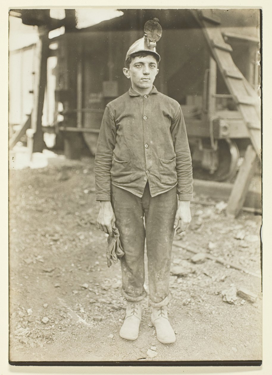 Förare i kolgruva i Pennsylvania av Lewis Wickes Hine