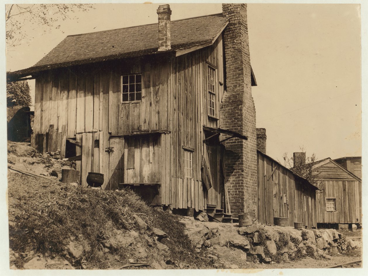Bostad för arbetare vid Rome Hosiery Mill, Georgia, 1913 av Lewis Wickes Hine