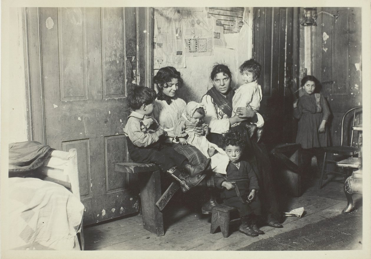 Italiensk familj, Chicago av Lewis Wickes Hine