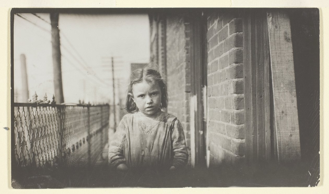 Lilie Stainers, 7 år gammal. Atlanta, Georgia av Lewis Wickes Hine
