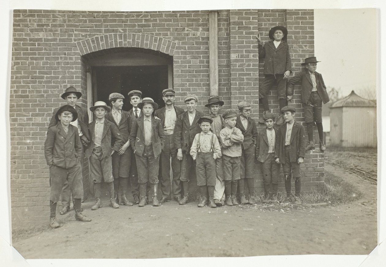 Noon Hour, King Mfg. Co, Augusta, Georgia av Lewis Wickes Hine
