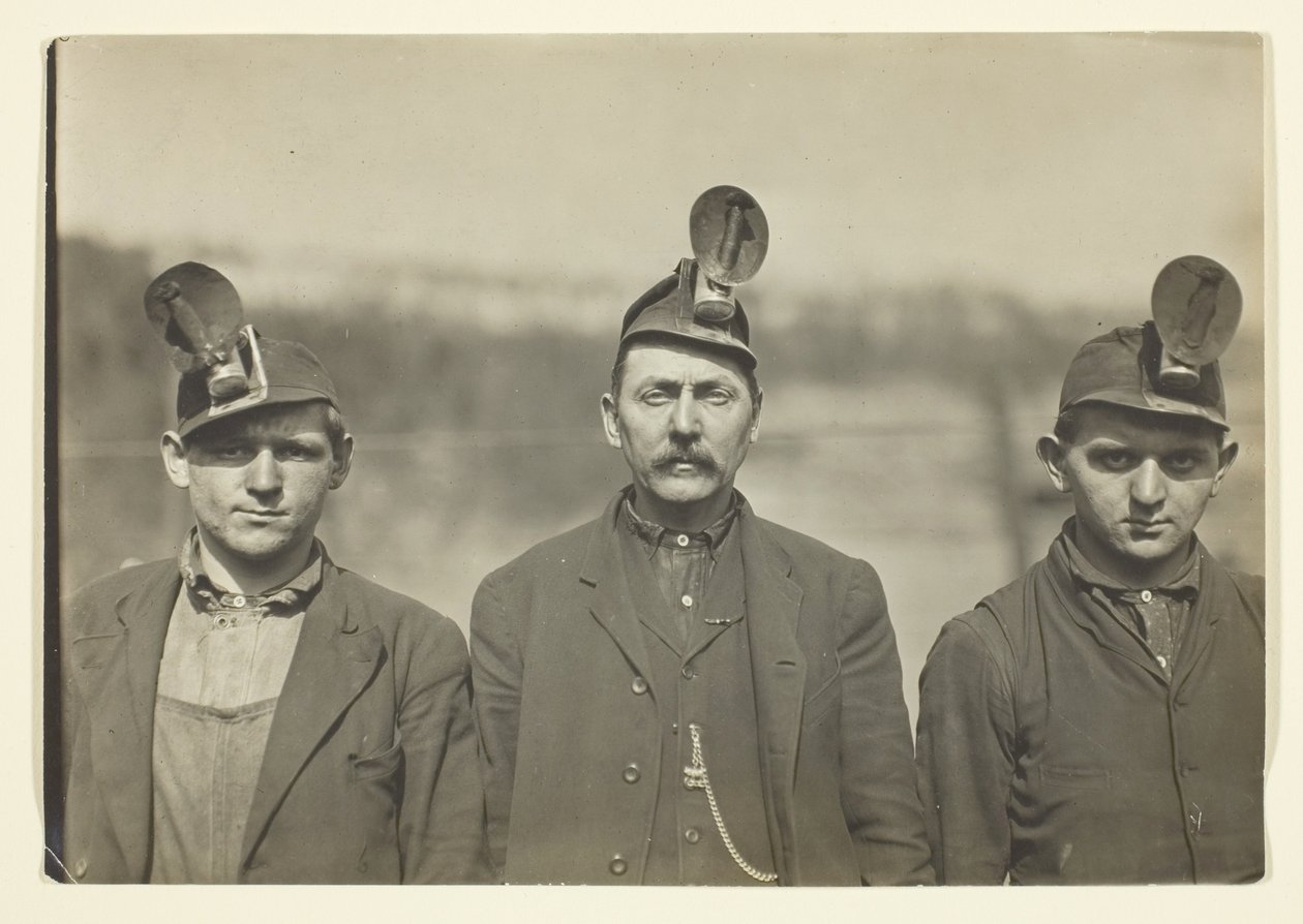 Old Timers, Pennsylvania gruvarbetare, (West Virginia) av Lewis Wickes Hine