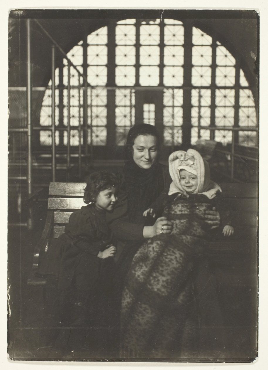 Rysk familj, Ellis Island av Lewis Wickes Hine