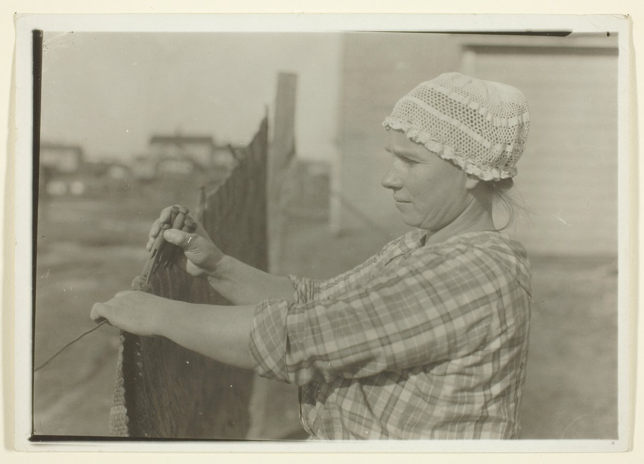 Slavisk gruvarbetarhustru, New Dubois, Pennsylvania av Lewis Wickes Hine