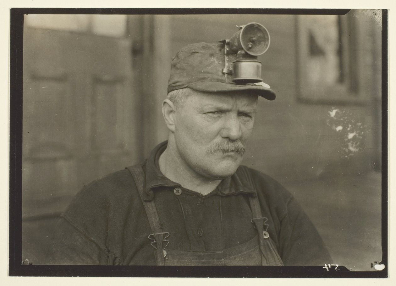Den här mannen, skotte, kallades gruvornas poet, kolgruva i östra Pennsylvania av Lewis Wickes Hine