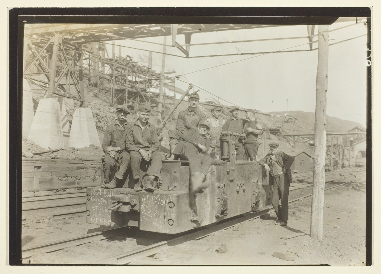 Utan titel (En ganska modern kolgruva, elektrifierad, i östra Pennsylvania) av Lewis Wickes Hine