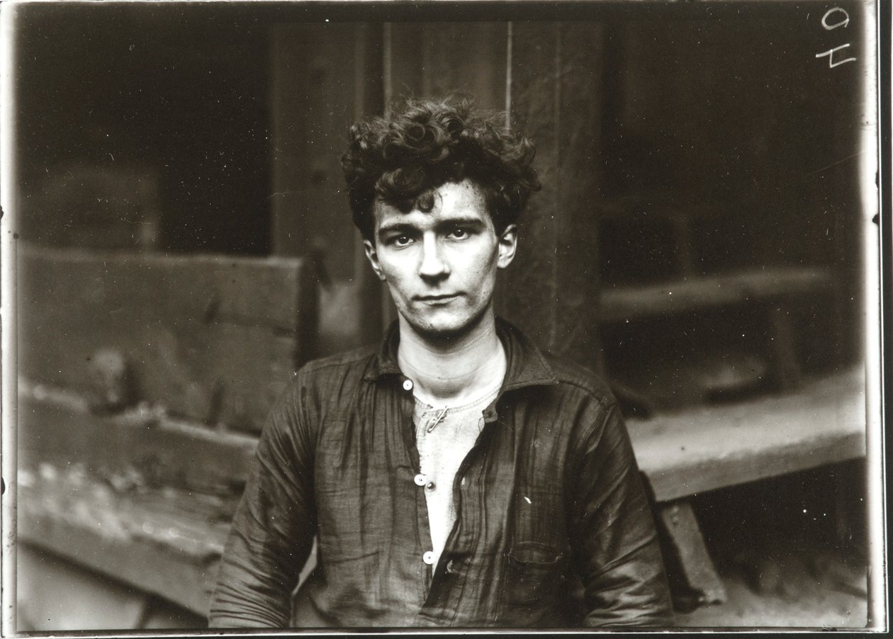 Ung tysk stålarbetare, Pittsburgh av Lewis Wickes Hine