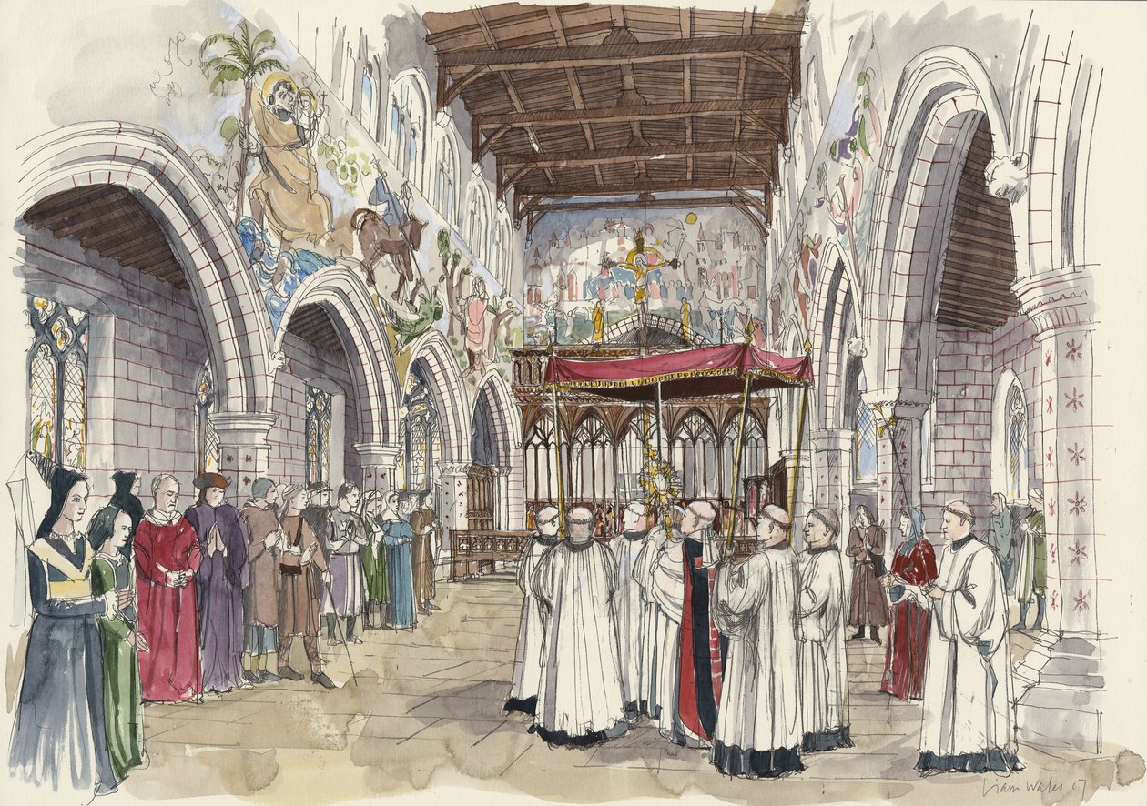 Ceremoniell procession i St Peter