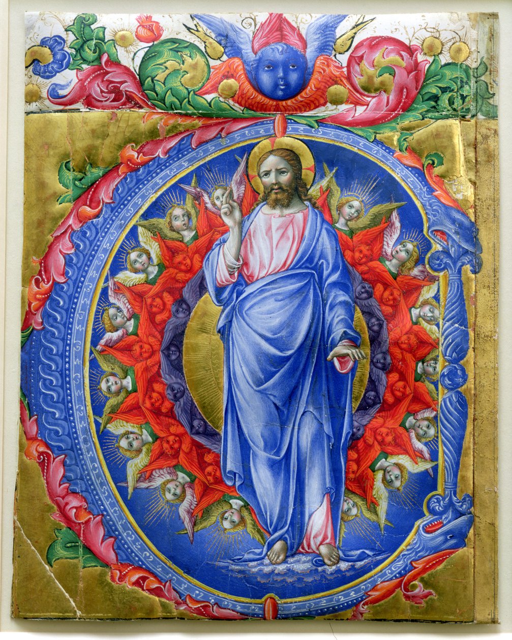 Kristus i ära, ca 1467 av Liberale da Verona