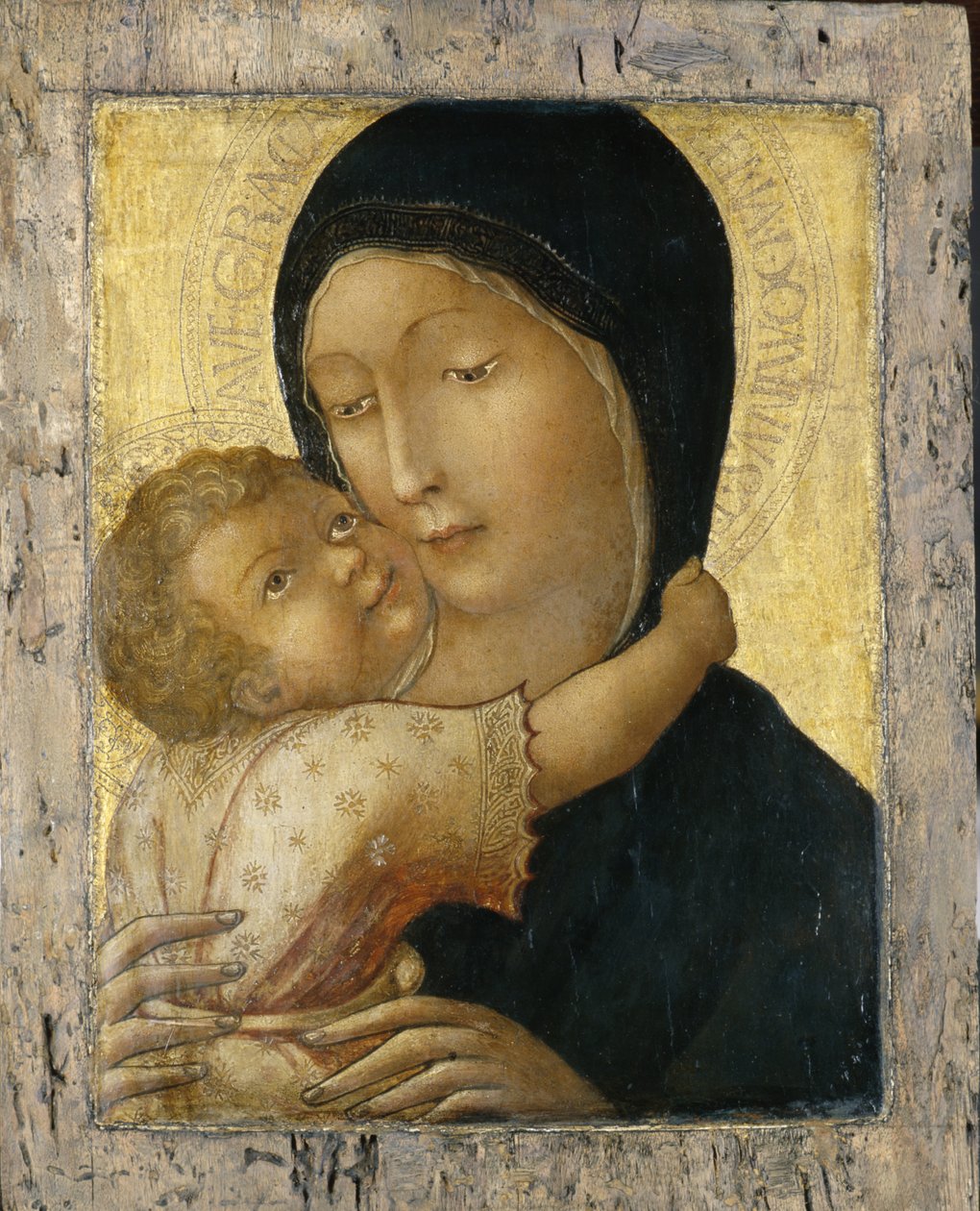 Madonna och barn, ca 1470 (tempera på poppelträ) av Liberale da Verona