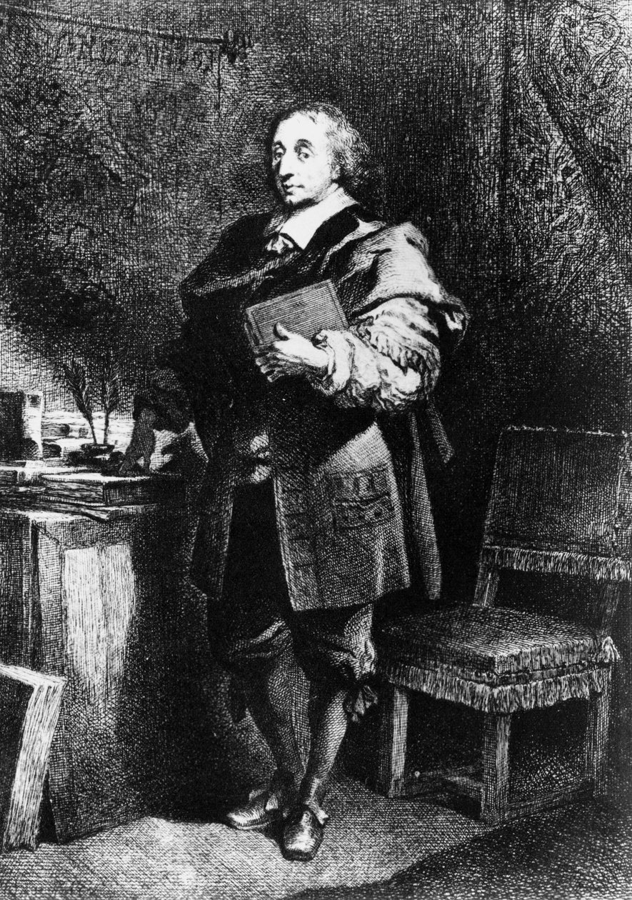 Blaise Pascal, fransk matematiker, fysiker och filosof, ca 1650 av Unbekannt Unbekannt