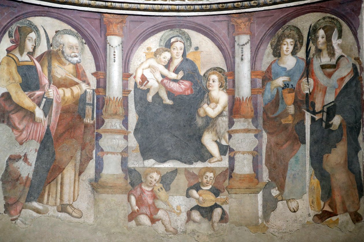 Marias och Johannes Döparens katedral, Saint Lucias altare av Pietro Di Gazino av Unbekannt Unbekannt