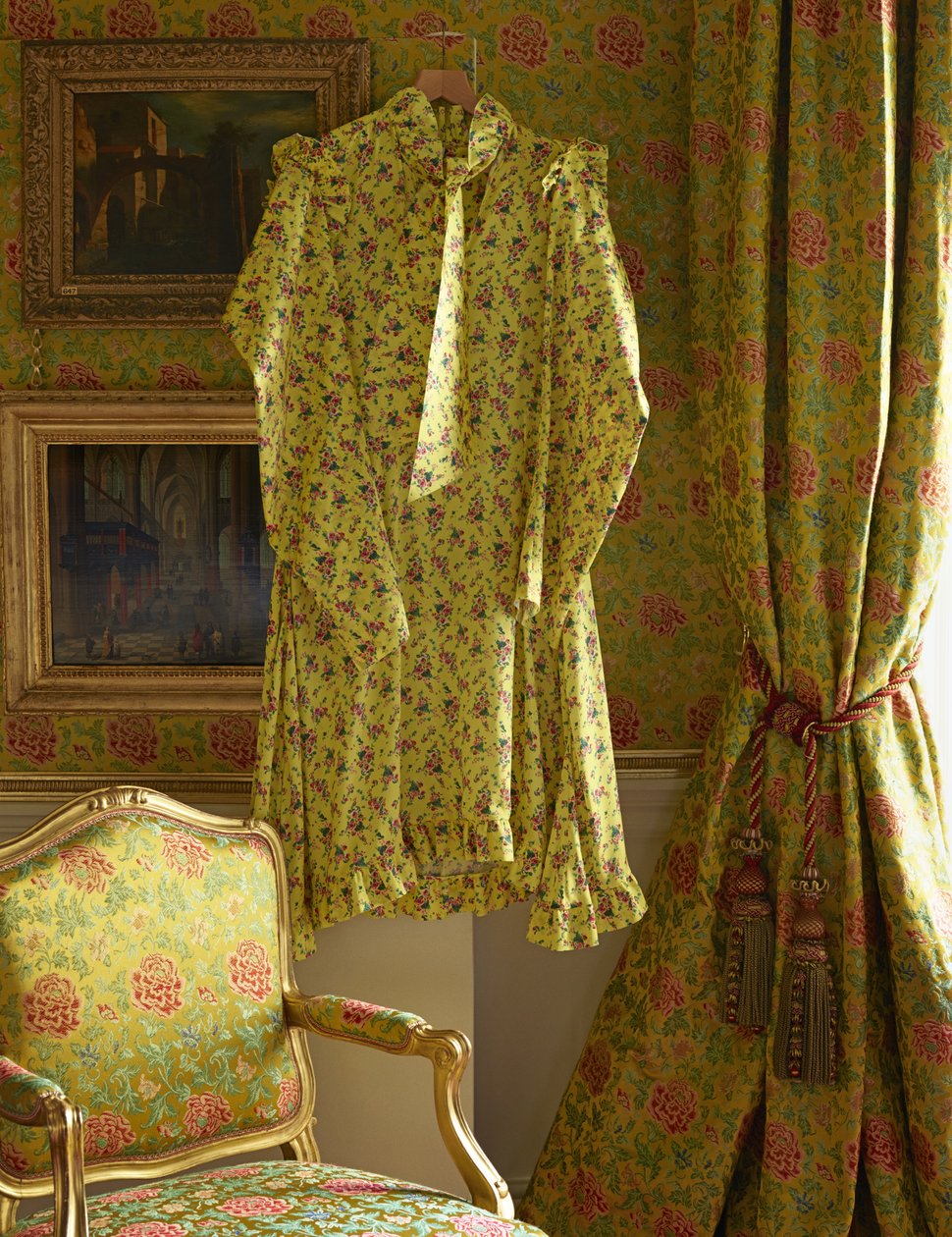 Countess of Burlingtons klänning från Vetements, vår/sommar 2016, Chatsworth House (foto) av Unbekannt Unbekannt