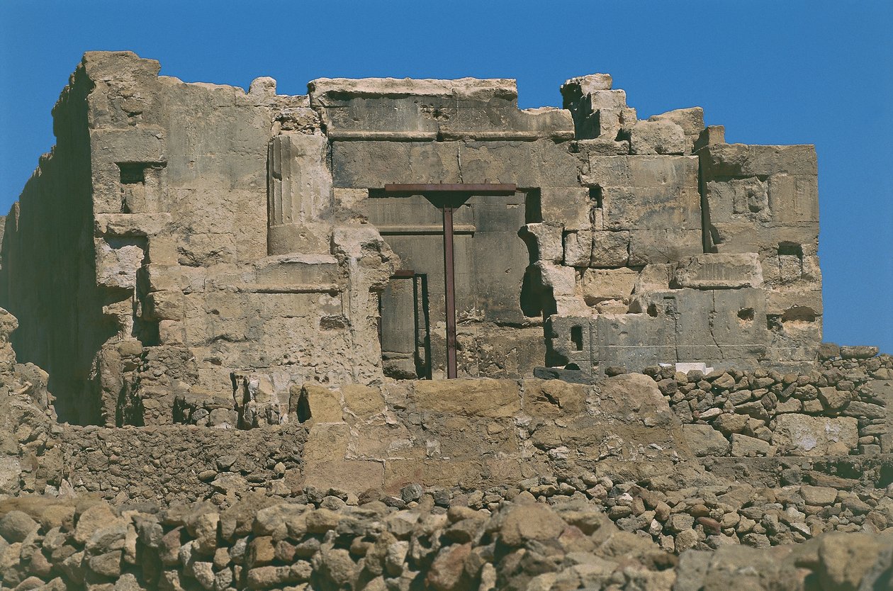 Egypten. Forntida Aghurmi vid Siwa (Siwah) Oasis. Oraklets tempel eller Amons tempel. 26:e dynastin, 664-525 f.Kr av Unbekannt Unbekannt