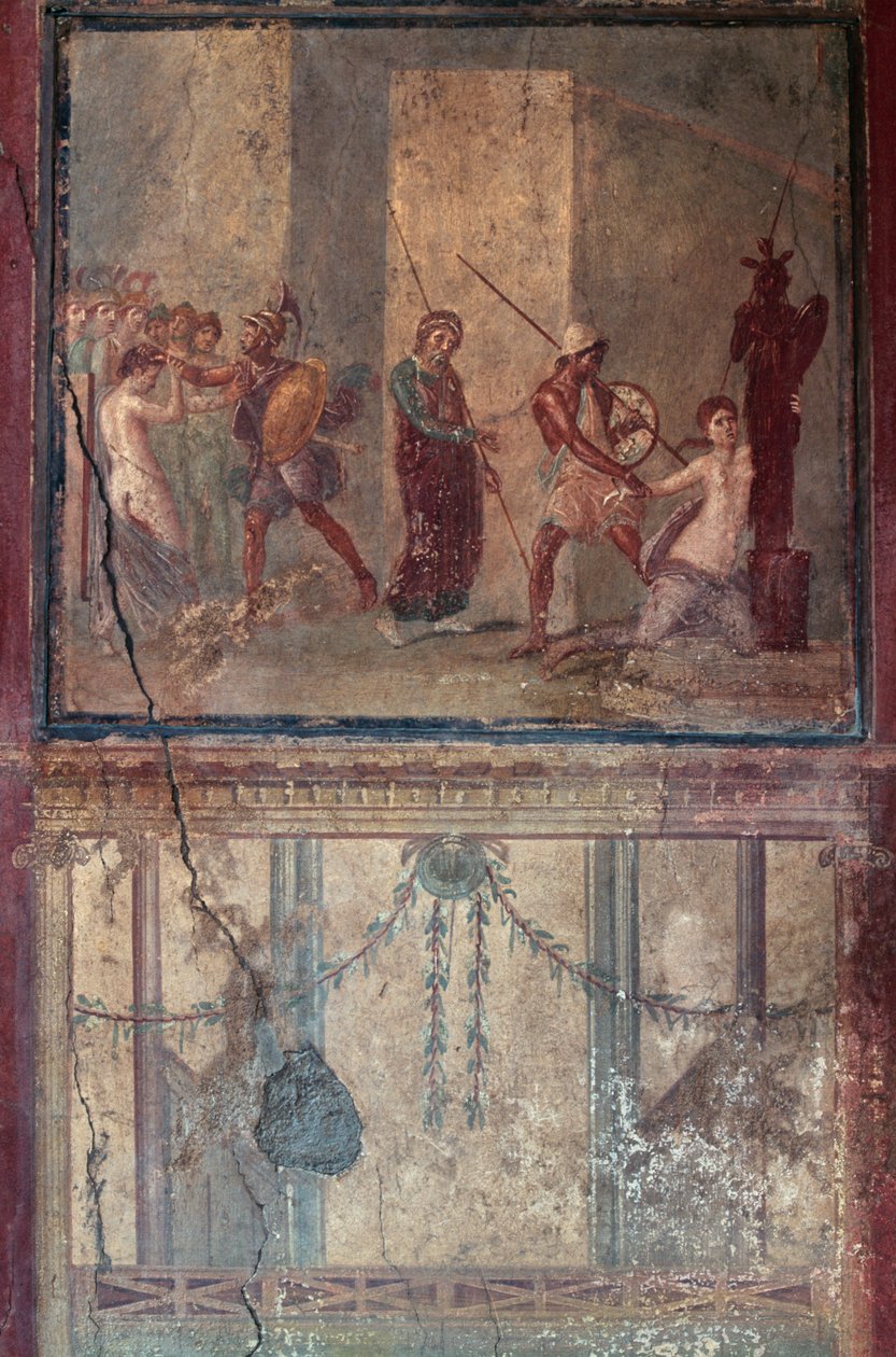 Fresco, House of Menander, Pompeji (UNESCOs världsarvslista av Unbekannt Unbekannt