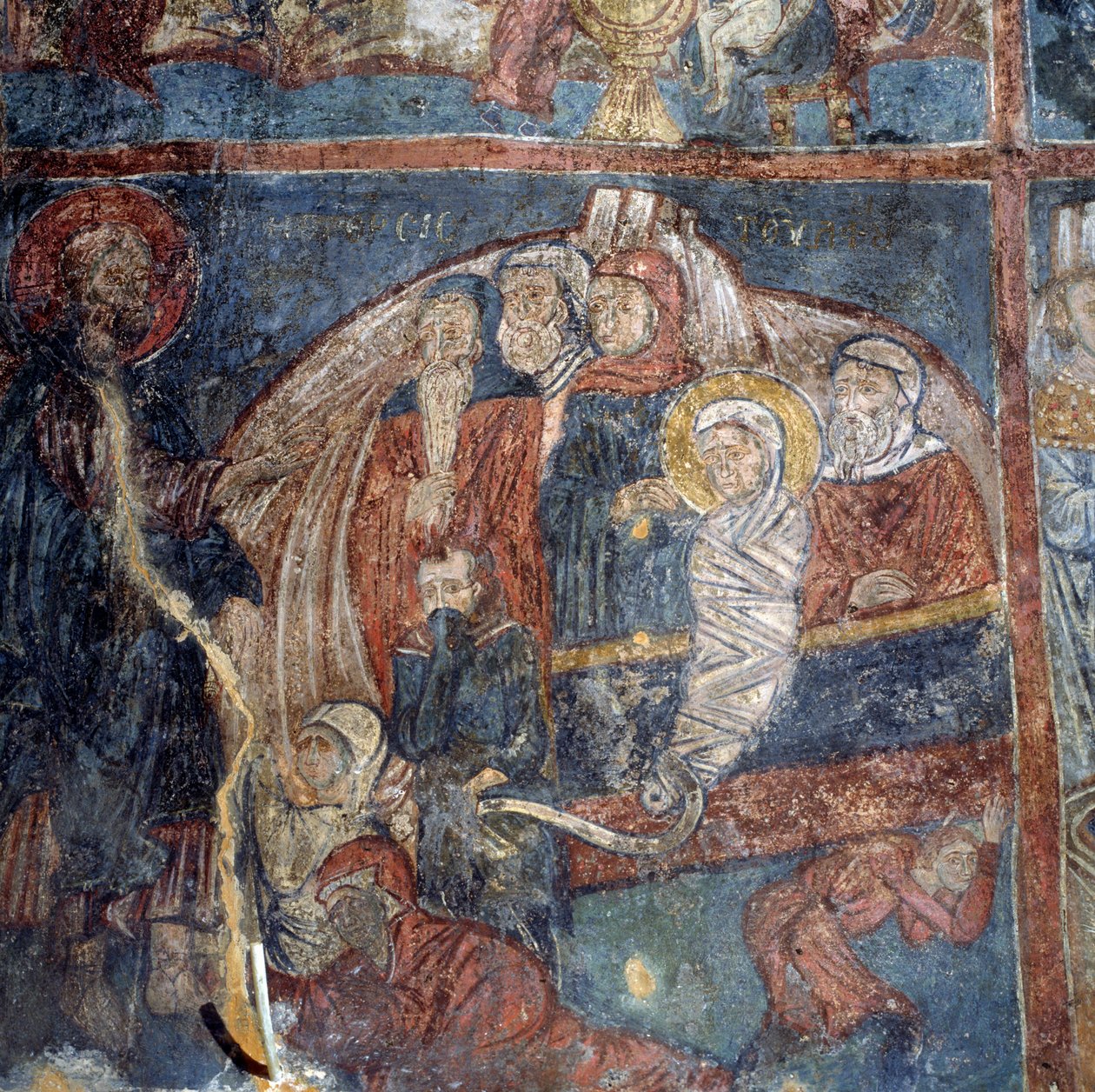 Fresker i kyrkan i Alikampos, Kreta, Grekland (foto) av Unbekannt Unbekannt