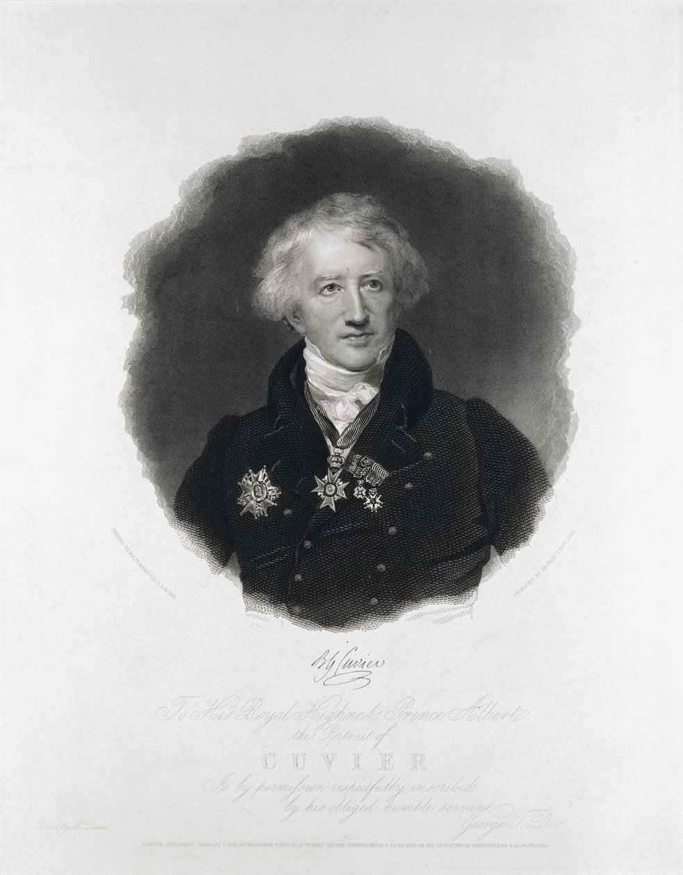 Georges Cuvier, fransk anatom av Unbekannt Unbekannt