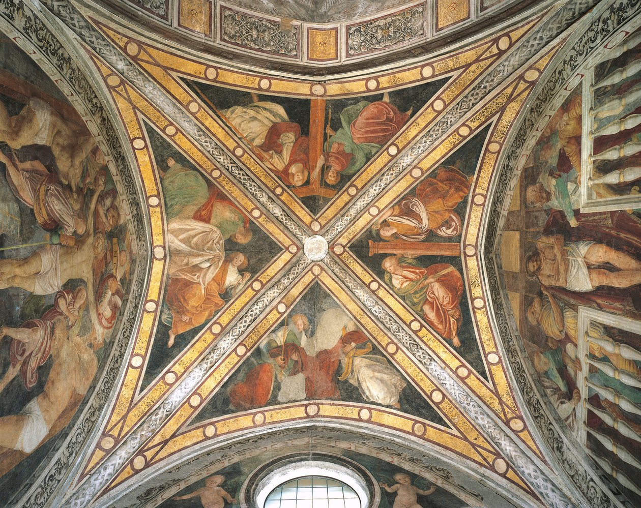 Italien, regionen Lombardiet, Milano, kapellet Santa Corona valv i kyrkan Santa Maria delle Grazie av Unbekannt Unbekannt