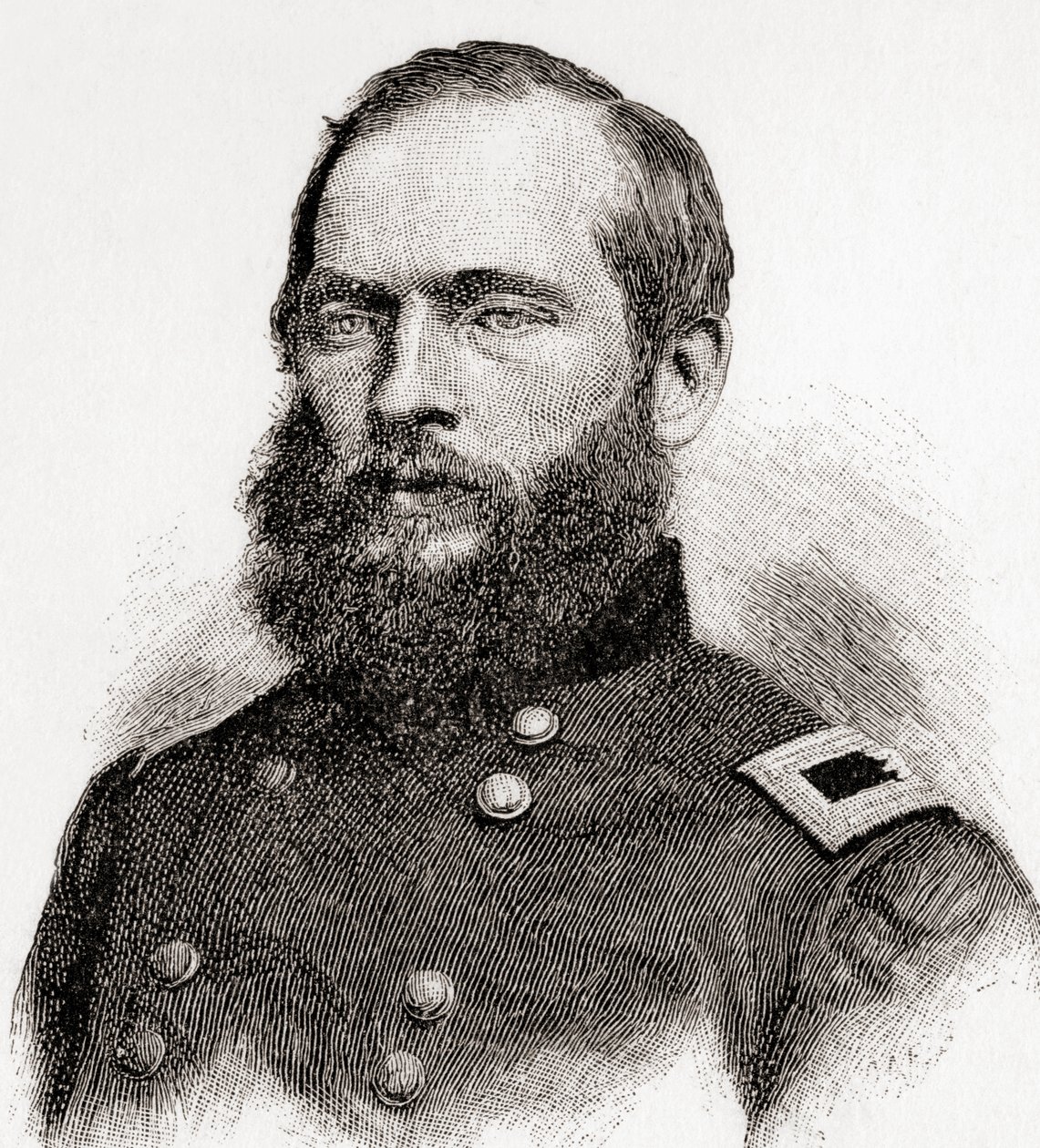 James Abram Garfield, från The Century Magazine, publicerad 1887 (gravyr) av Unbekannt Unbekannt