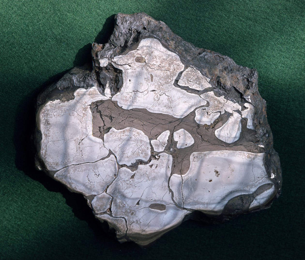 Meteorit, period okänd - Naturhistoriska museet, Paris av Unbekannt Unbekannt
