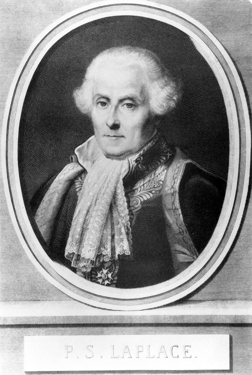 Pierre Simon, fransk läkare, matematiker och astronom, ca 1800 av Unbekannt Unbekannt