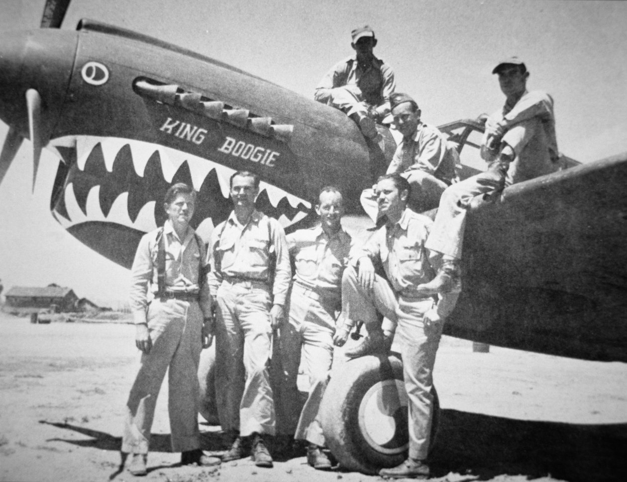 Piloter från American Volunteer Group, eller "Flying Tigers" i Kina av Unbekannt Unbekannt