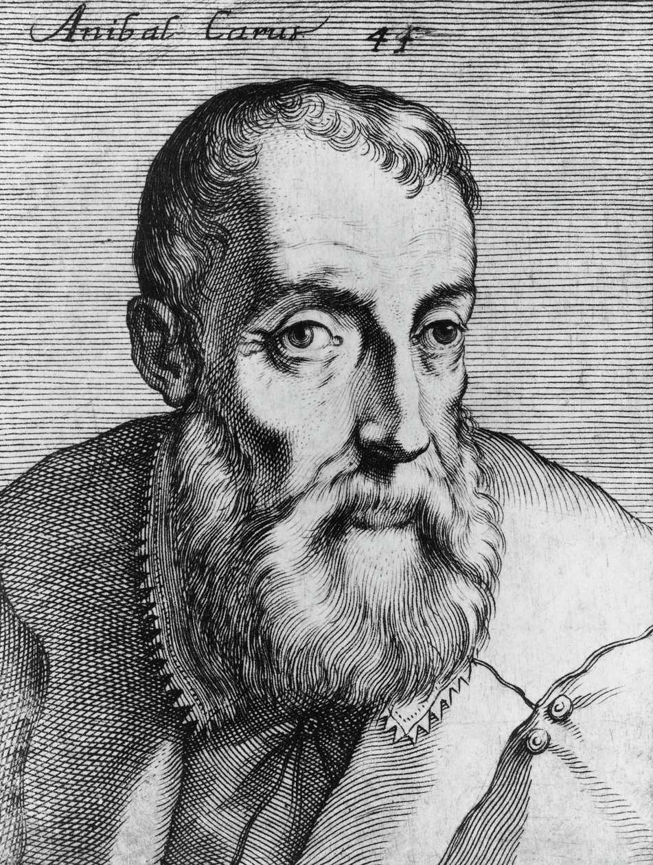 Porträtt av Annibale Caro (1507-1566), italiensk poet, dramatiker och översättare, gravyr av Unbekannt Unbekannt